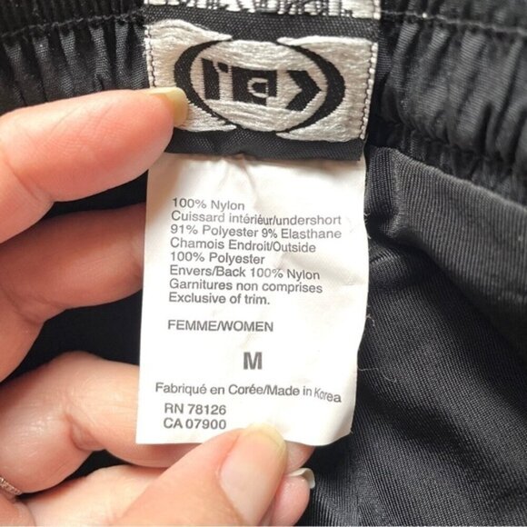 Louis Garneau Black Nylon Chamois Padded Baggy Cycling Shorts - M - Picture 4 of 9